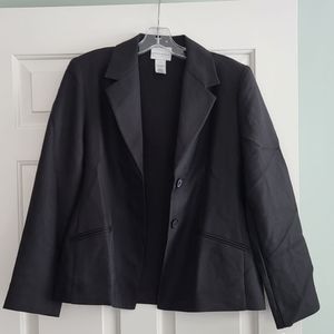 NWT Alfred Dunner Black Blazer